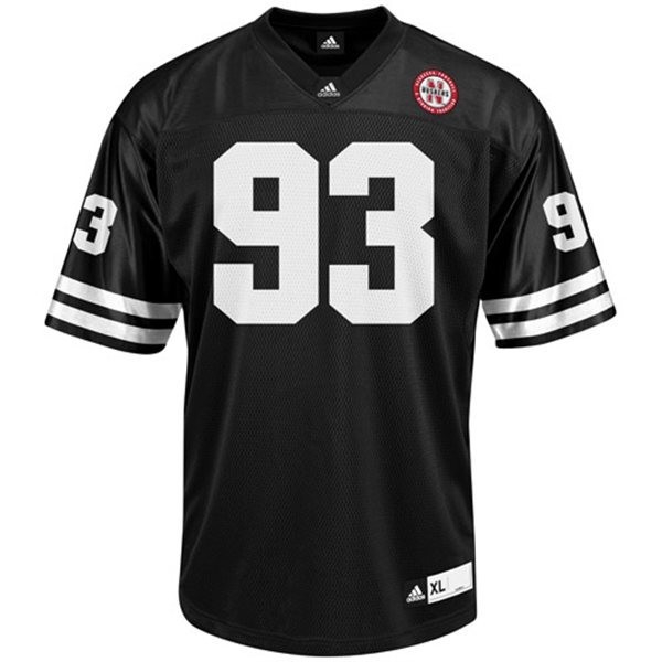 Ndamukong Suh Nebraska Cornhuskers Jersey Black NCAA College Football Fan Wear